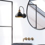 Opviq Varzan - 10840 Lámpara de pared Negro y Antiguo
